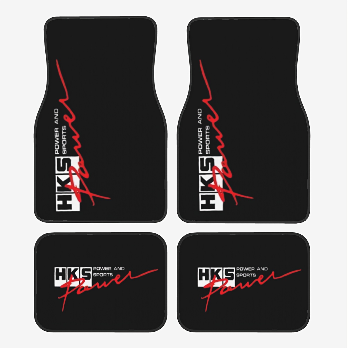 Power Tools Logo - 4 قطع - سجاد أرضية السيارة