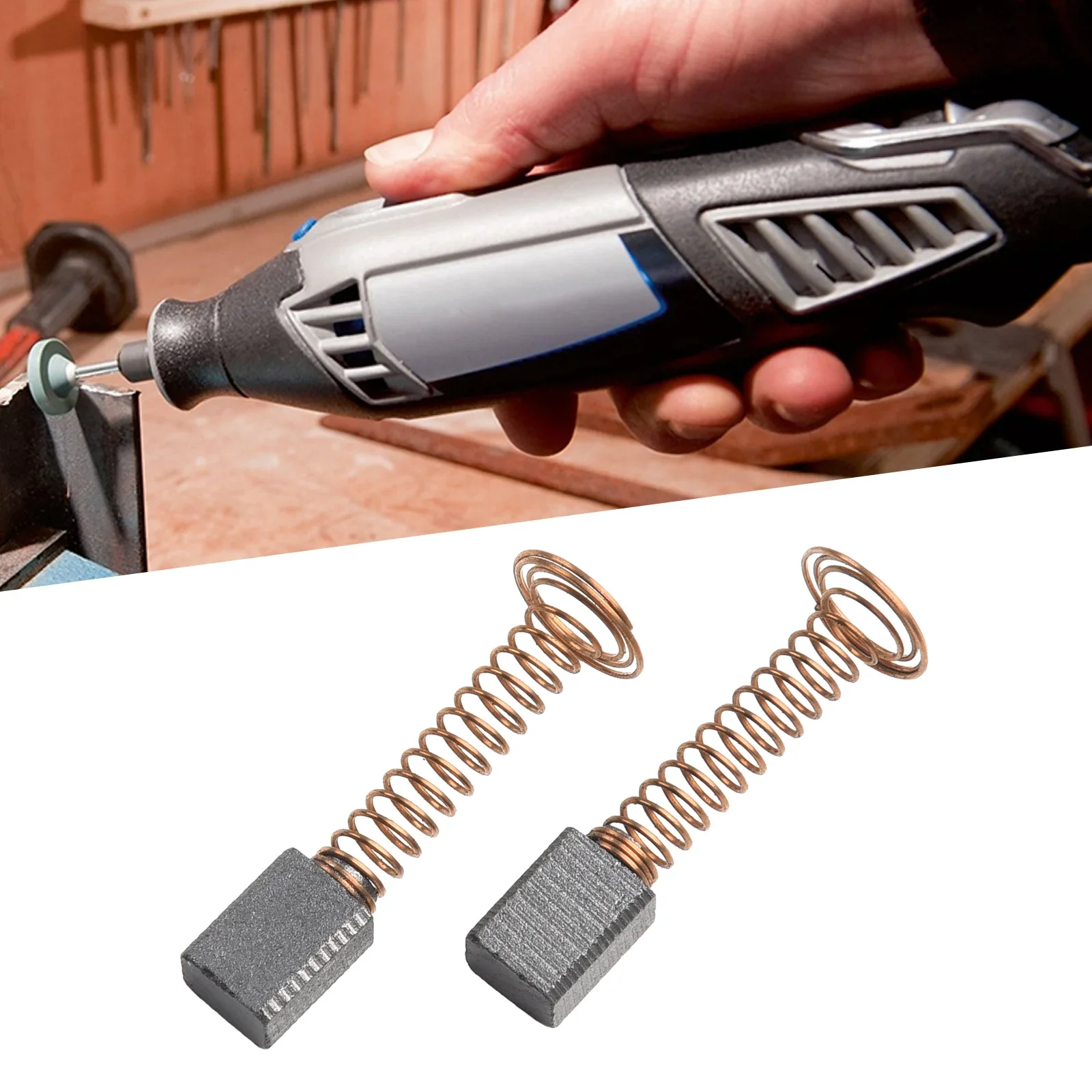 Power Tools Carbon Brush - مجموعة من فرشتي كربون لجهاز D4000