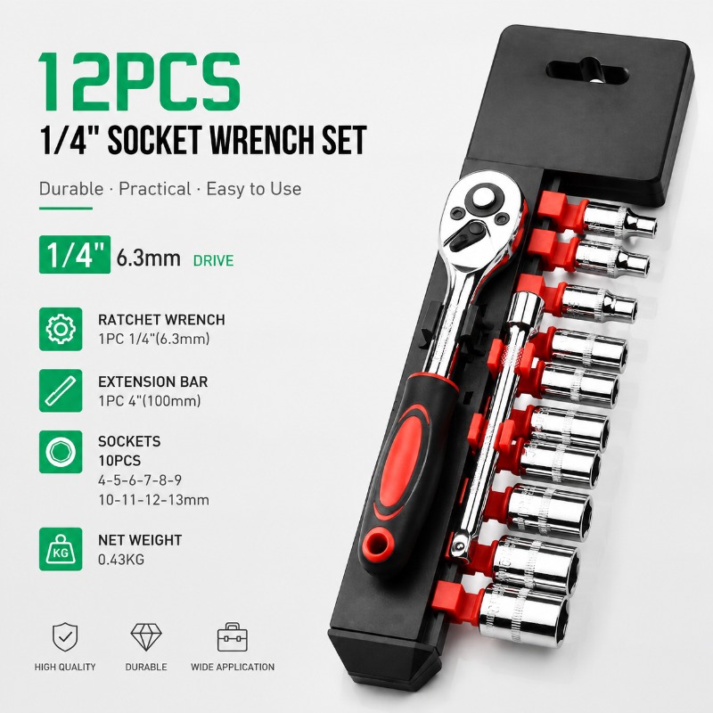 Rotary Tool Kit - طقم مفاتيح ربط من هومفيش، 12