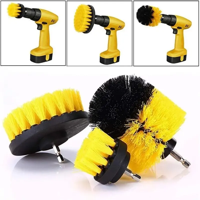 Power Tools On Sale - مجموعة فرش تنظيف كهربائية 3 قطع/مجموعة،