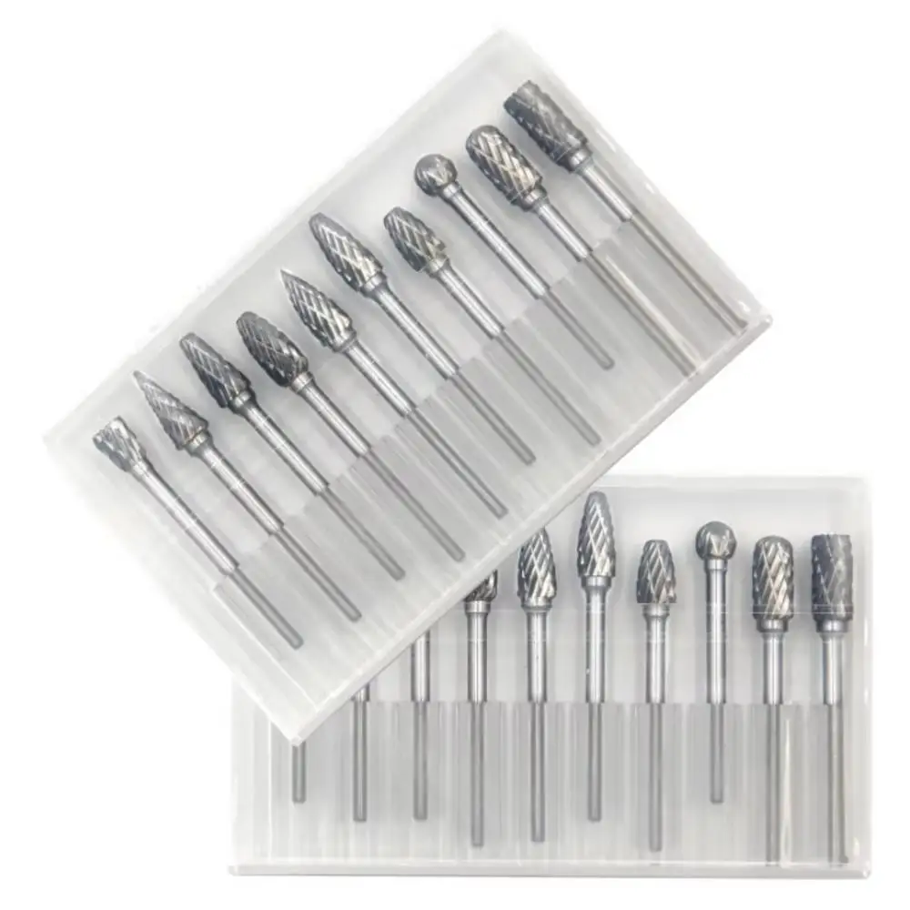 Rotary Tool Kit - 10 قطع مجموعة رؤوس كربيد دوارة