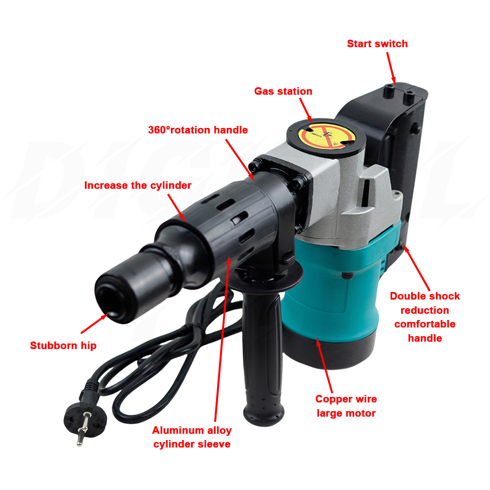مثقاب كهربائي عالي القوة 1200  - مراجعة Power Tools Construction وسعره