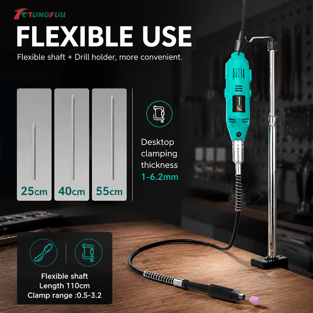 طقم أدوات دوارة من TUNGFULL مع - مراجعة Rotary Tool Kit وسعره
