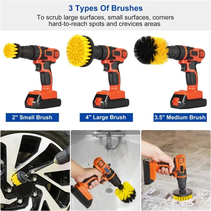 مجموعة من 3 فرش لتنظيف المثقاب - مراجعة Power Tools On Sale وسعره