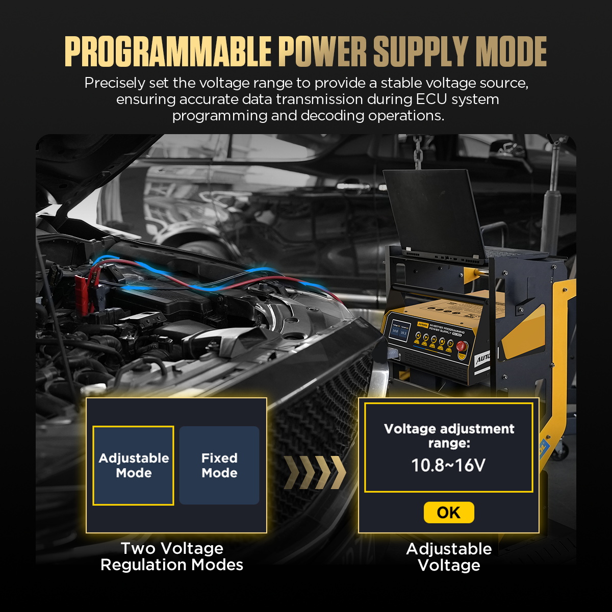 AUTOOL EM355 مزود طاقة لبرمجة  - مراجعة Power Tools Automotive وسعره