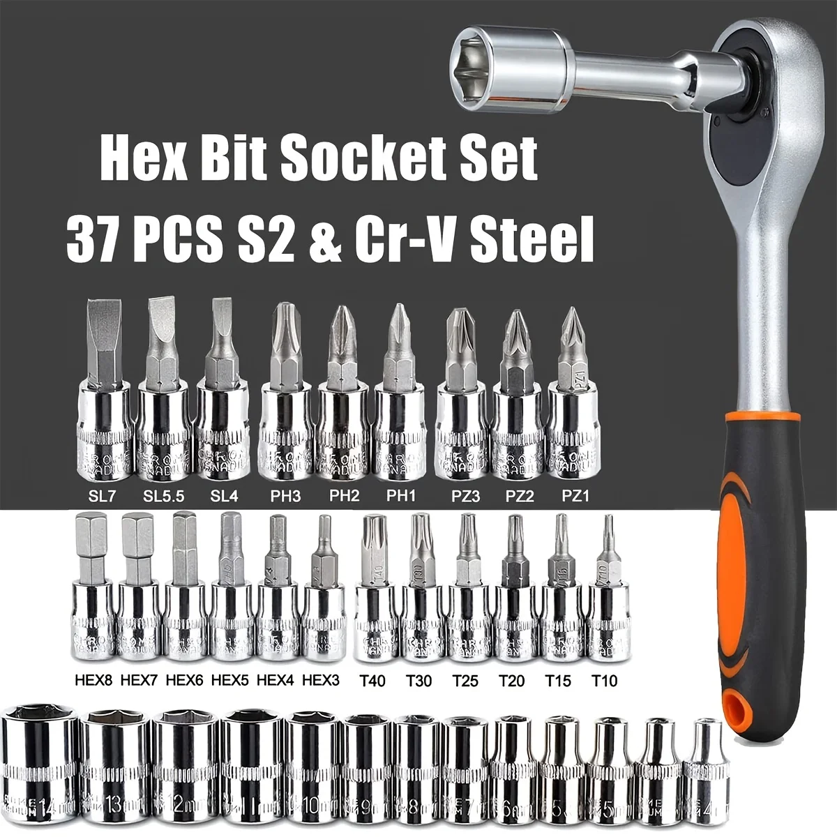 46 قطعة محرك مجموعة مقابس 1/4  - مراجعة Rotary Tool Kit وسعره
