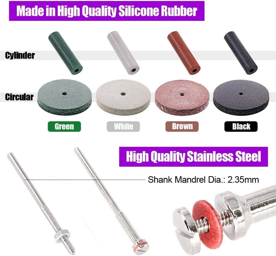 42 قطعة مجموعة عجلات تلميع 40  - مراجعة Rotary Tool Kit وسعره