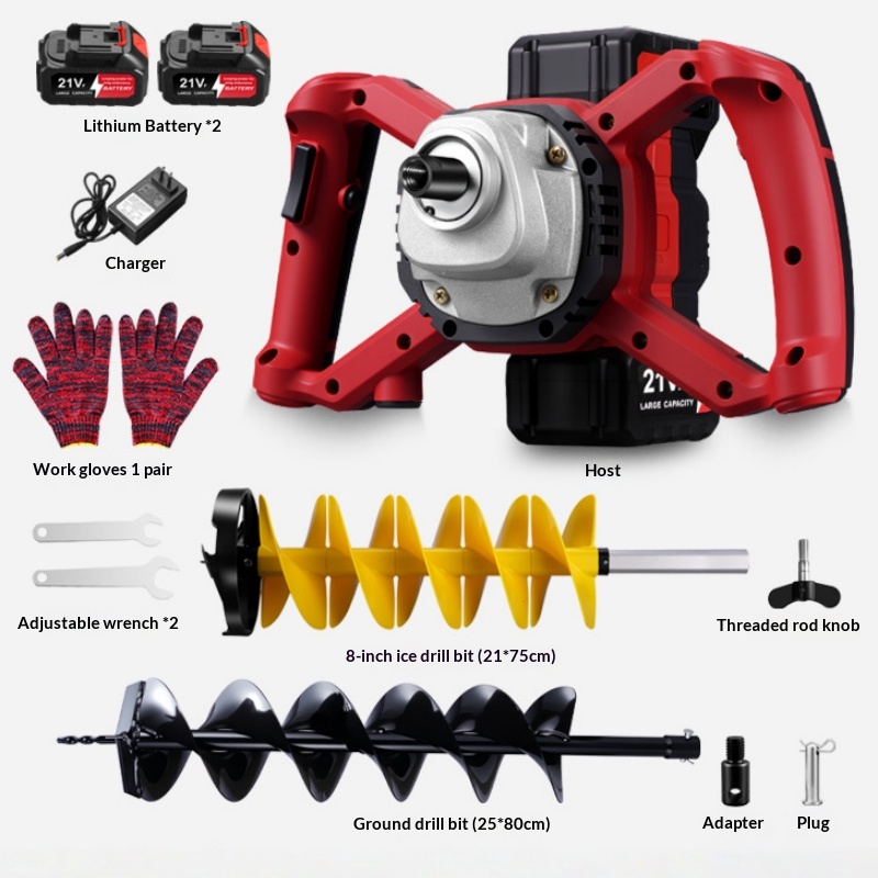 مثقاب أرضي كهربائي ببطارية ليث - مراجعة Power Tools Construction وسعره