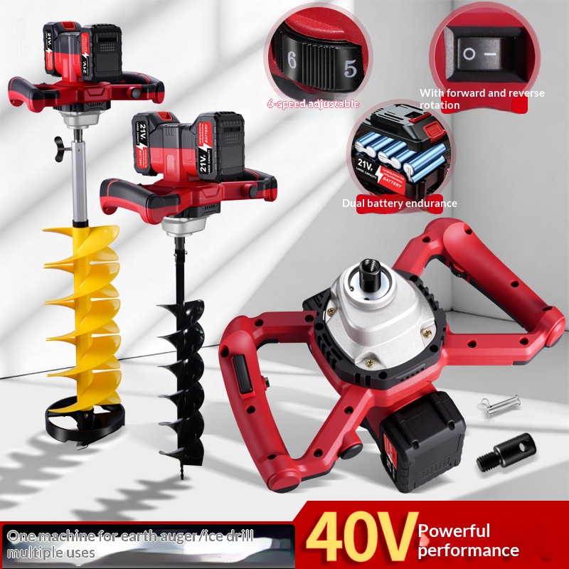 مثقاب أرضي كهربائي ببطارية ليث - مراجعة Power Tools Construction وسعره